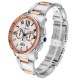 Cartier Calibre Chronograph Steel Rose Gold Mens Watch W7100042