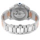 Cartier Calibre Chronograph Steel Rose Gold Mens Watch W7100042