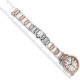 Cartier Calibre Chronograph Steel Rose Gold Mens Watch W7100042