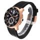 Cartier Calibre Rose Gold Black Dial Automatic Mens Watch W7100052