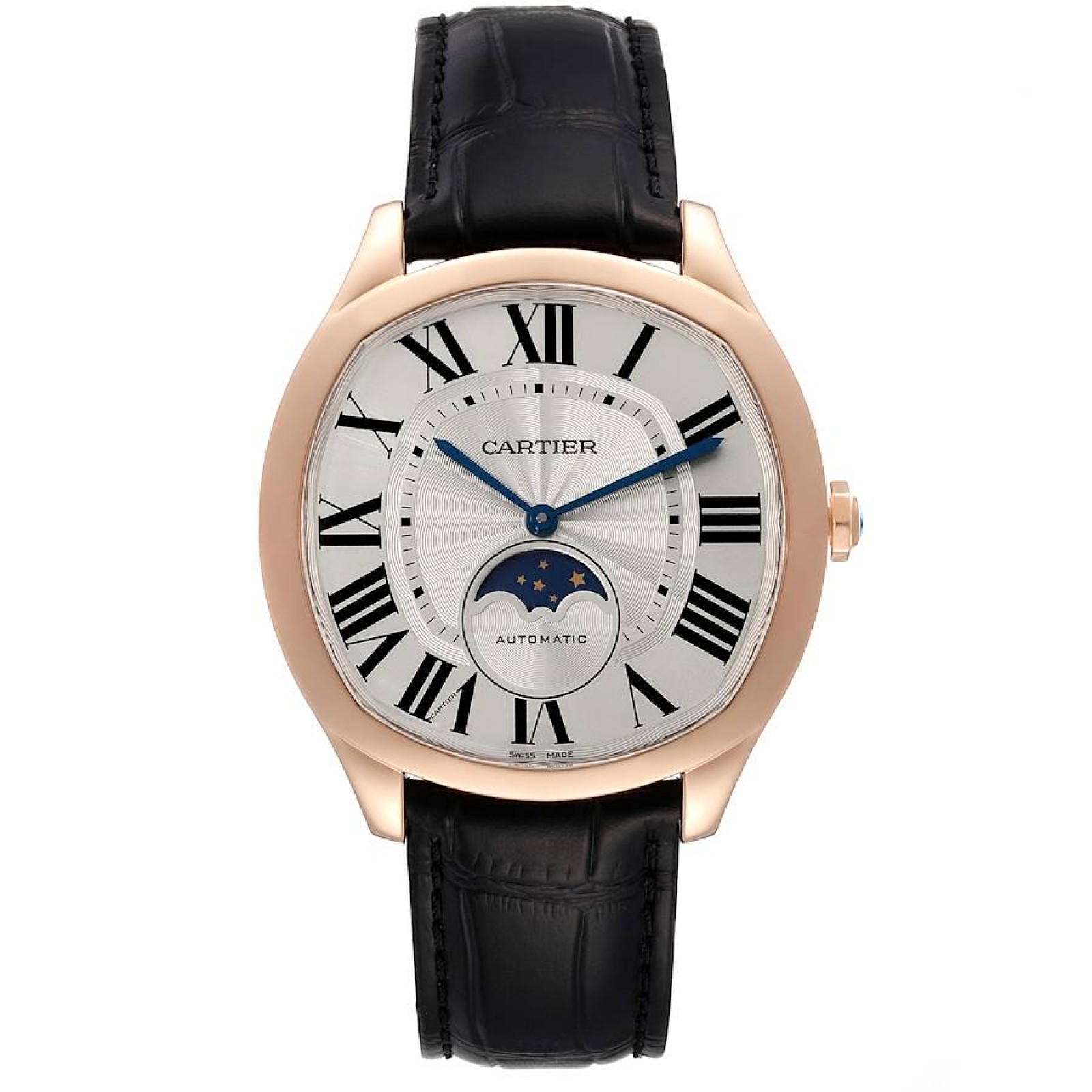 Cartier Drive de Cartier Rose Gold Moonphase Mens Watch WGNM0008