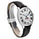 Cartier Drive Silver Dial Moonphase Steel Mens Watch WSNM0008