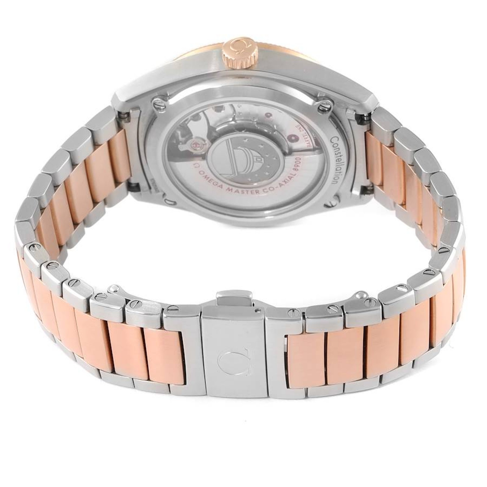 Omega Constellation Globemaster Steel Rose Gold Watch 130.20.39.21.03.001