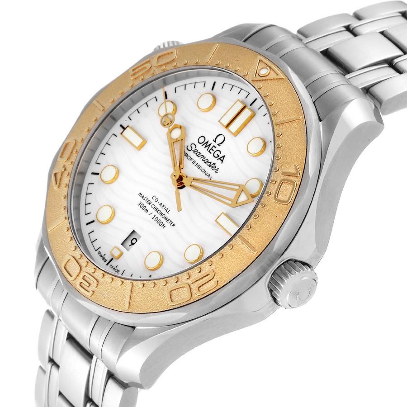 Omega Seamaster Paris 2024 Steel Yellow Gold Watch 522.21.42.20.04.001