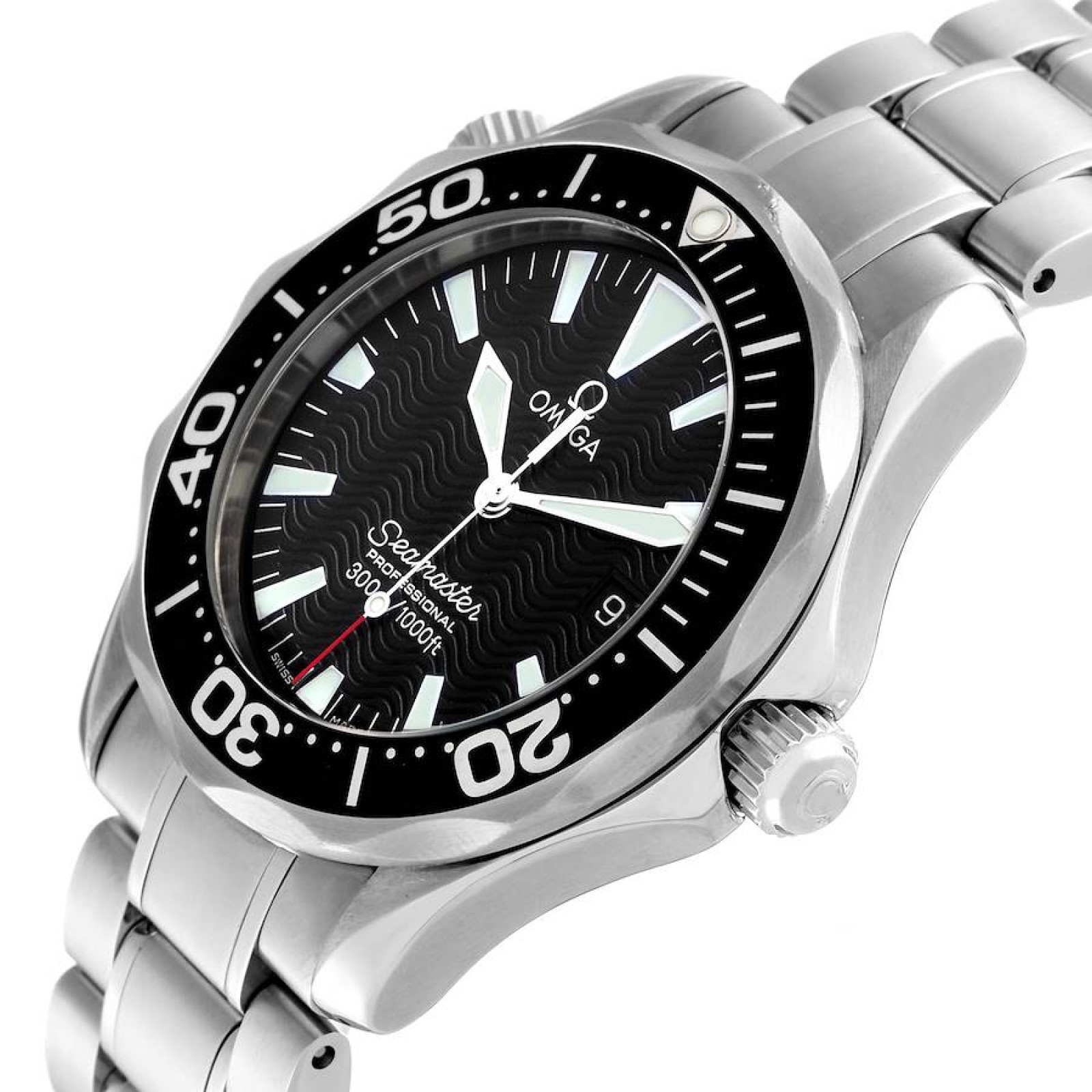 Omega Seamaster Diver Midsize Steel Mens Watch 2262.50.00