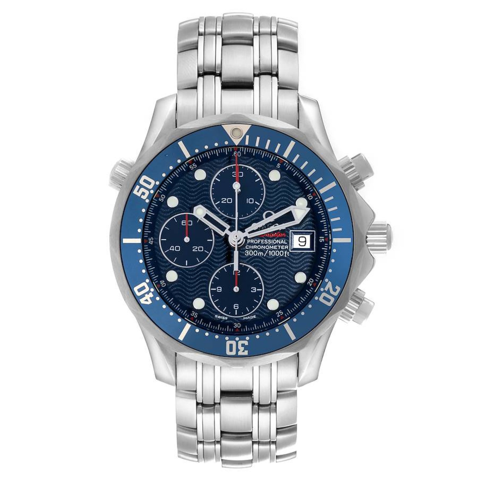 Omega Seamaster 300M Chronograph Steel Mens Watch 2225.80.00