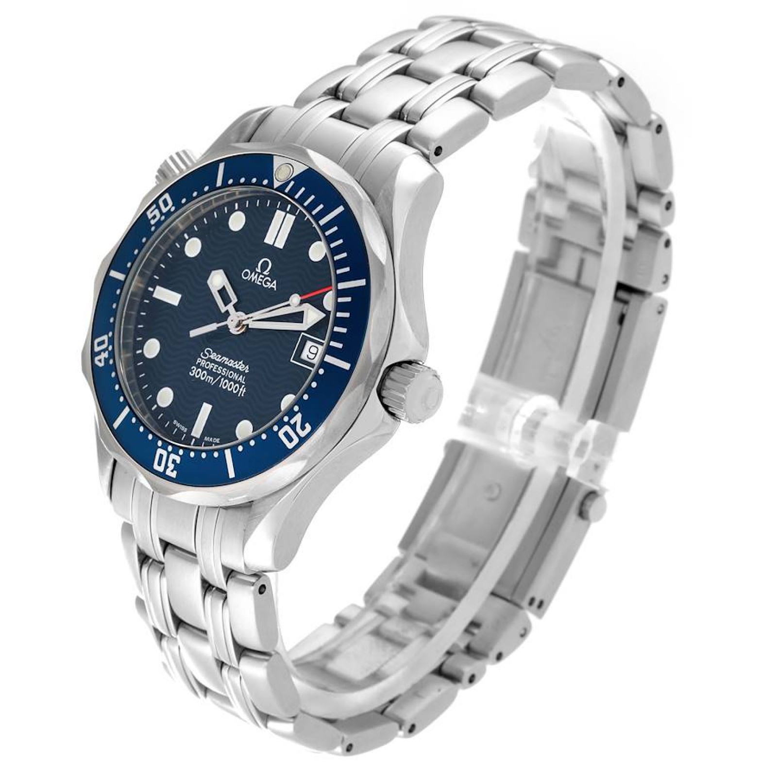 Omega Seamaster Diver 300M Midsize Quartz Steel Mens Watch 2561.80.00