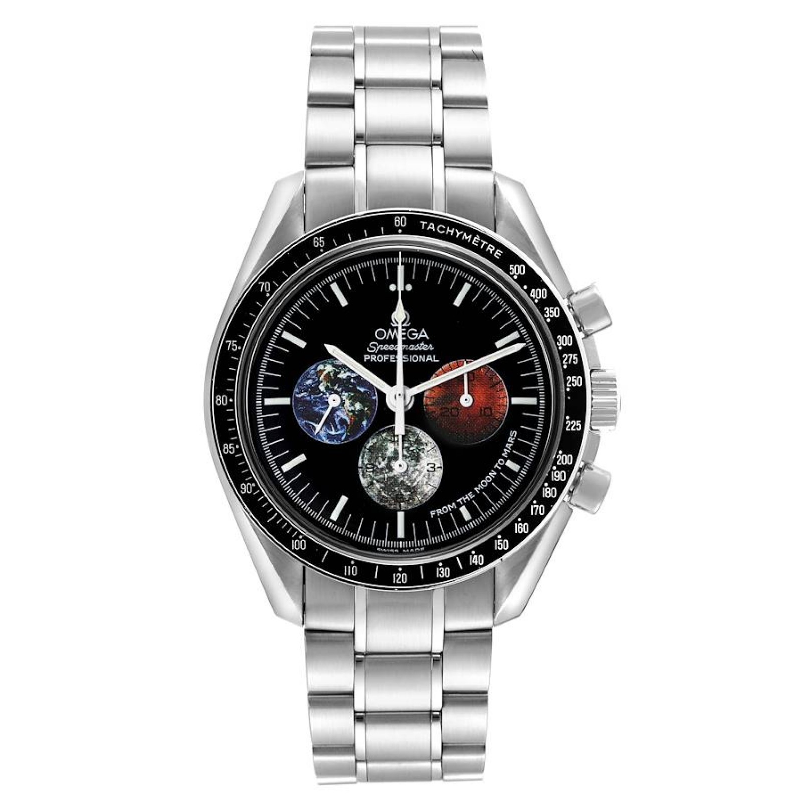 Omega Speedmaster Limited Edition Moon to Mars Steel Mens Watch 3577.50.00