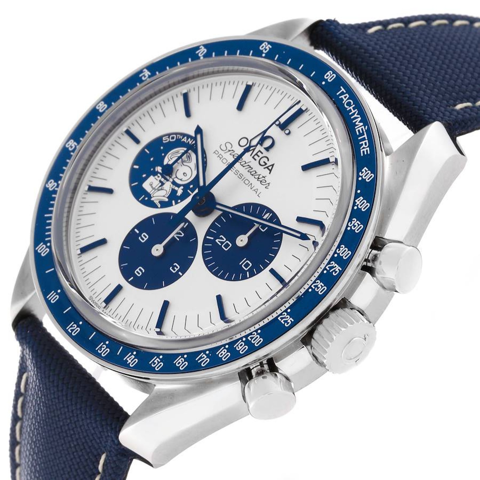 Omega Speedmaster Silver Snoopy Award Mens Moonwatch 310.32.42.50.02.001