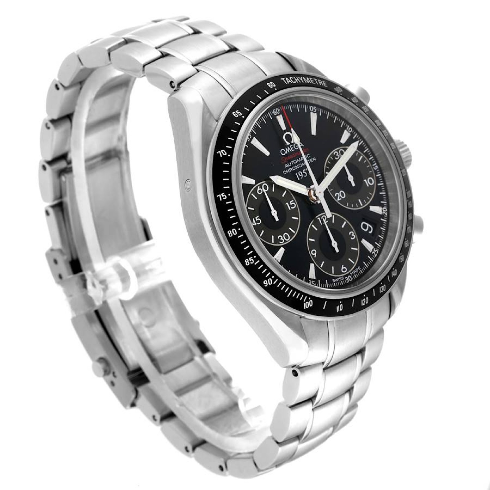 Omega Speedmaster Date Black Dial Limited Edition Steel Watch 323.30.40.40.01.001