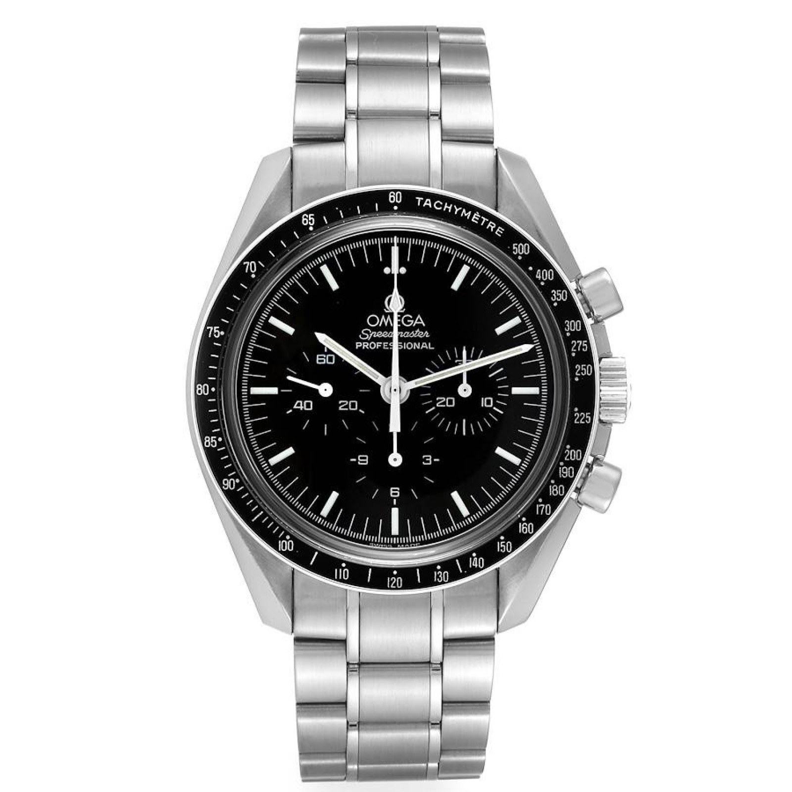 Omega Speedmaster Sapphire Sandwich Steel Mens MoonWatch 3573.50.00