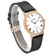 Patek Philippe Calatrava Rose Gold Black Leather Strap Mens Watch 5119