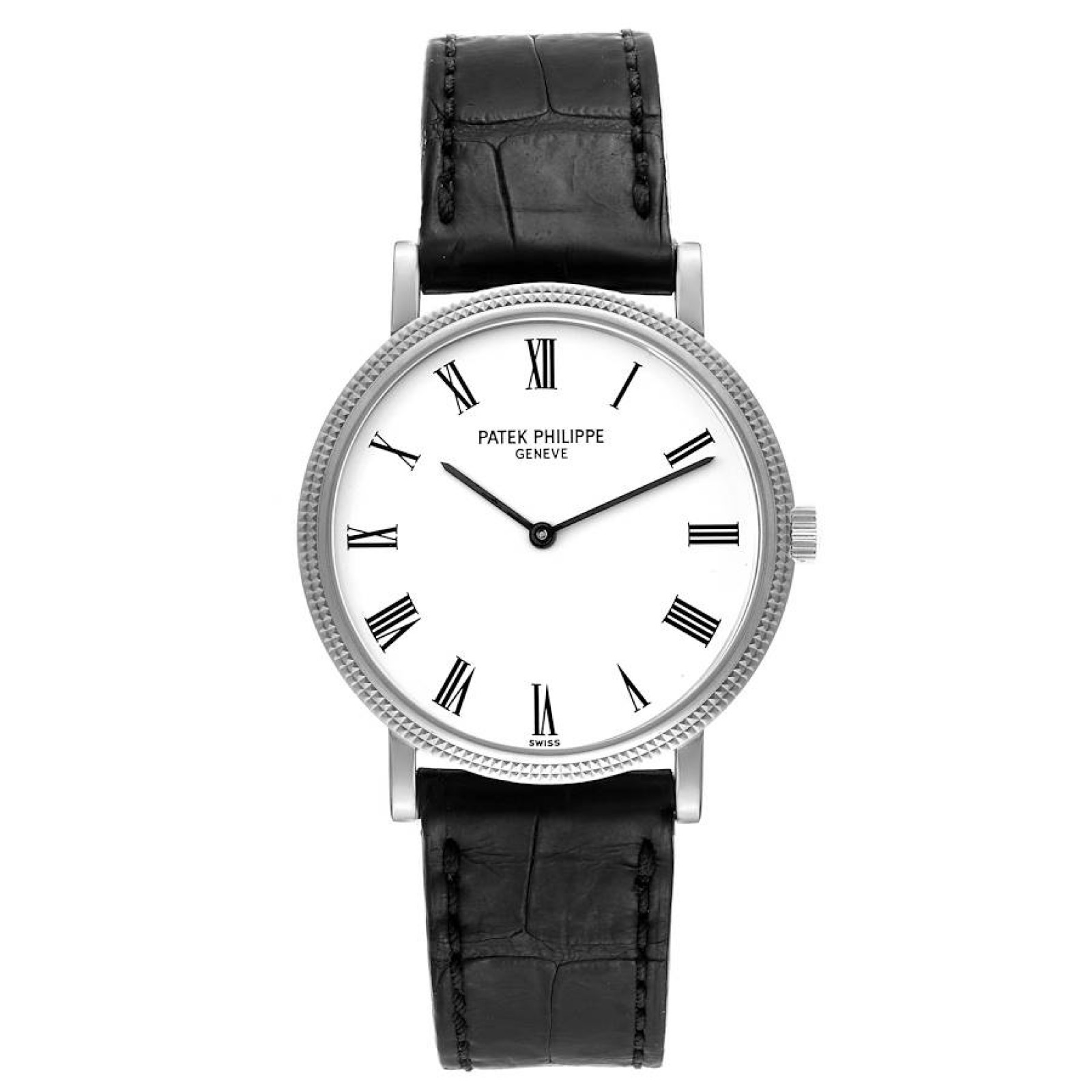 Patek Philippe Calatrava White Gold Automatic Mens Watch 5120