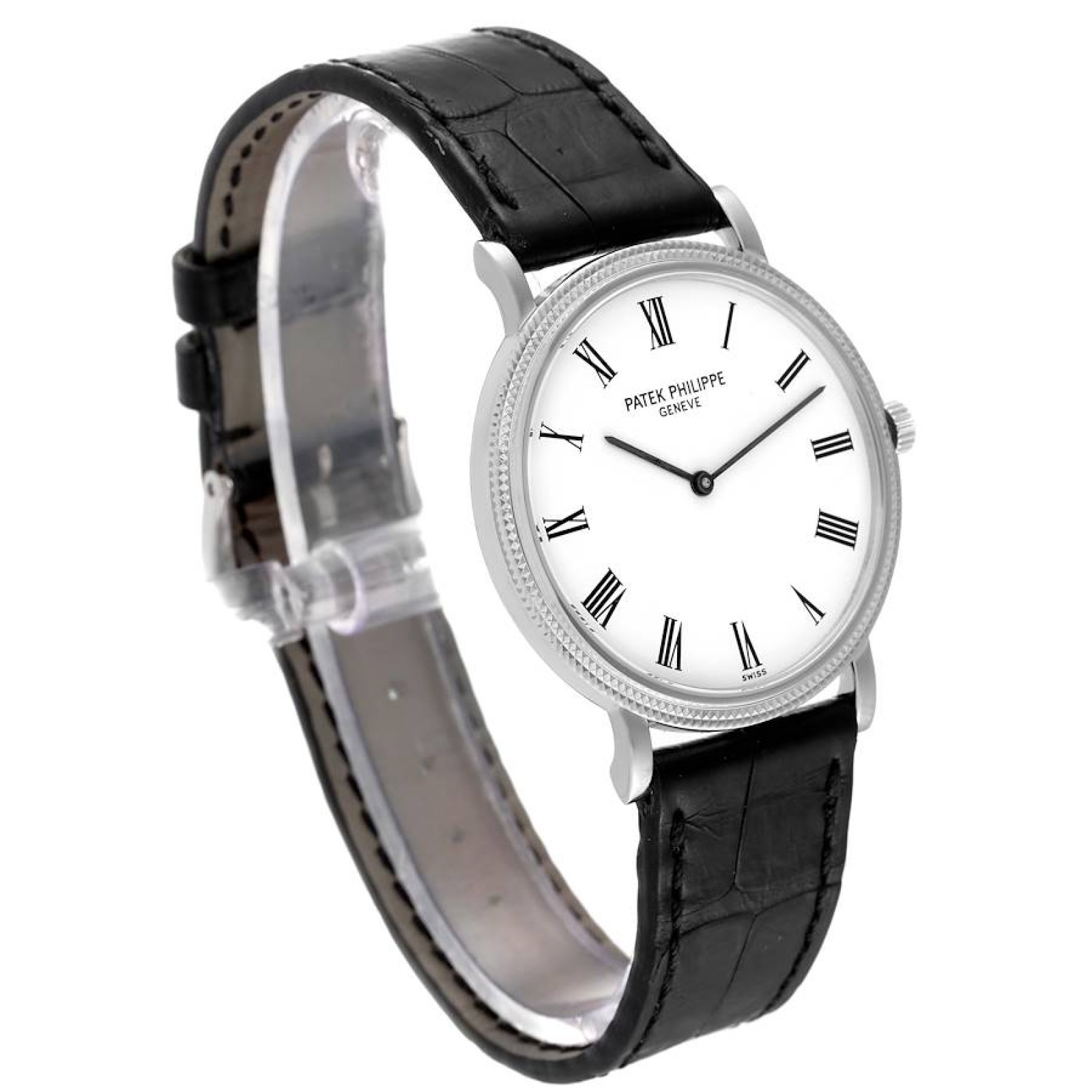 Patek Philippe Calatrava White Gold Automatic Mens Watch 5120