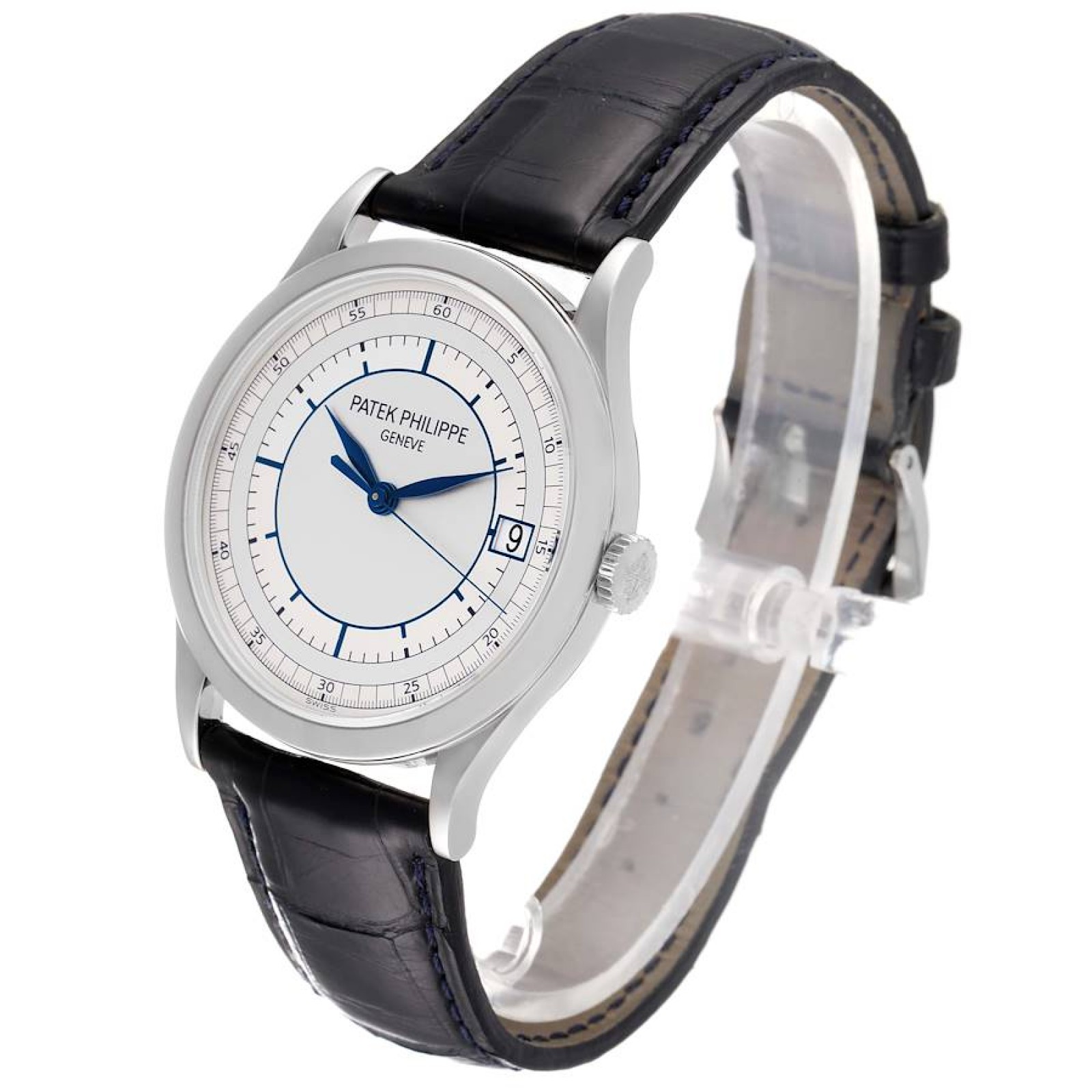 Patek Philippe Calatrava White Gold Automatic Mens Watch 5296