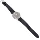 Patek Philippe Calatrava White Gold Black Strap Mens Watch 6119