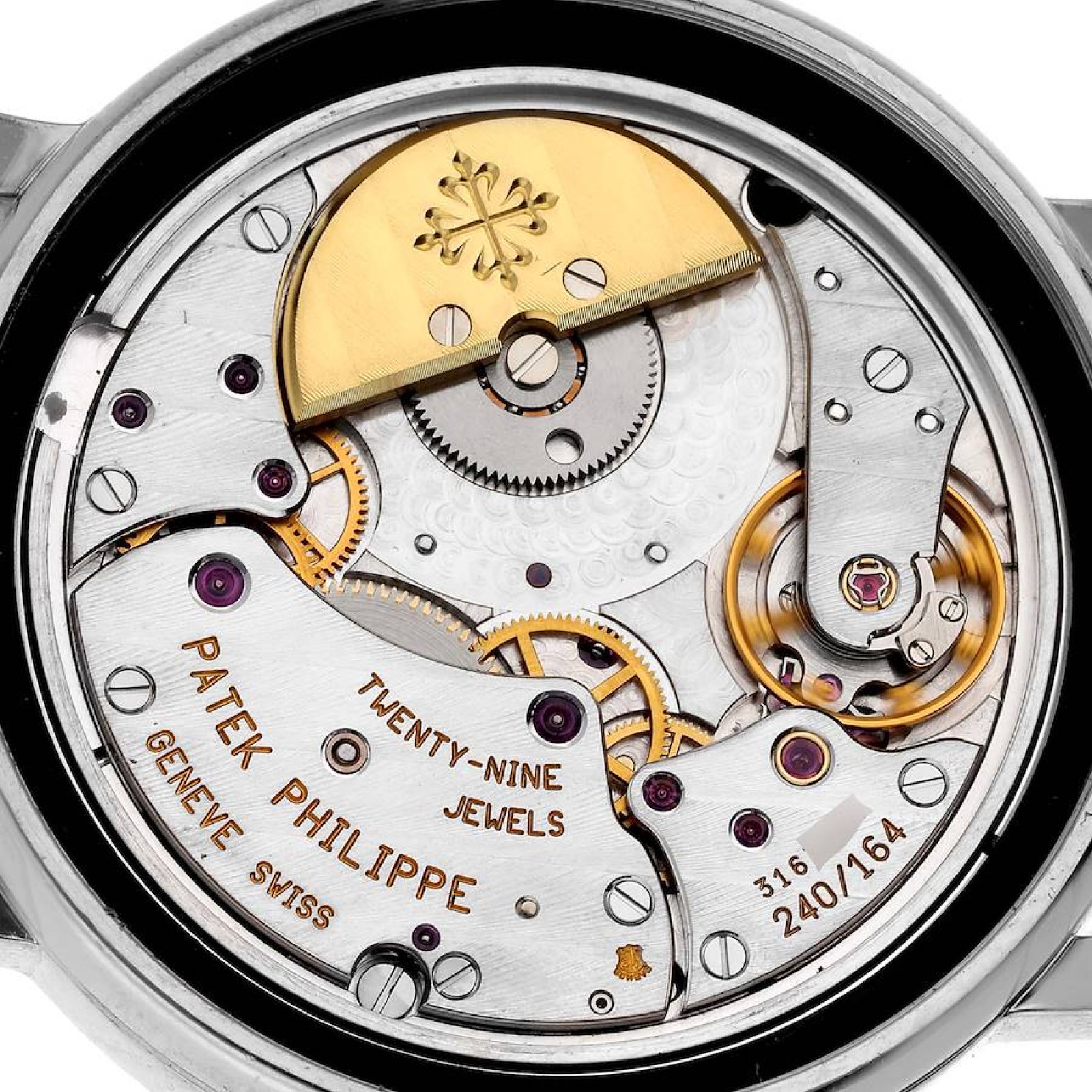 Patek Philippe Moonphase Power Reserve White Gold Watch 5055