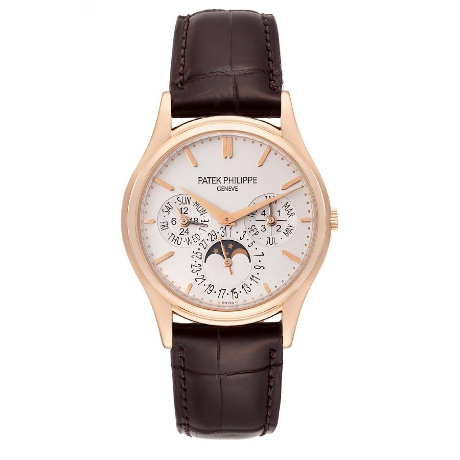 Patek Philippe Complications Perpetual Calendar Rose Gold Mens Watch 5140R