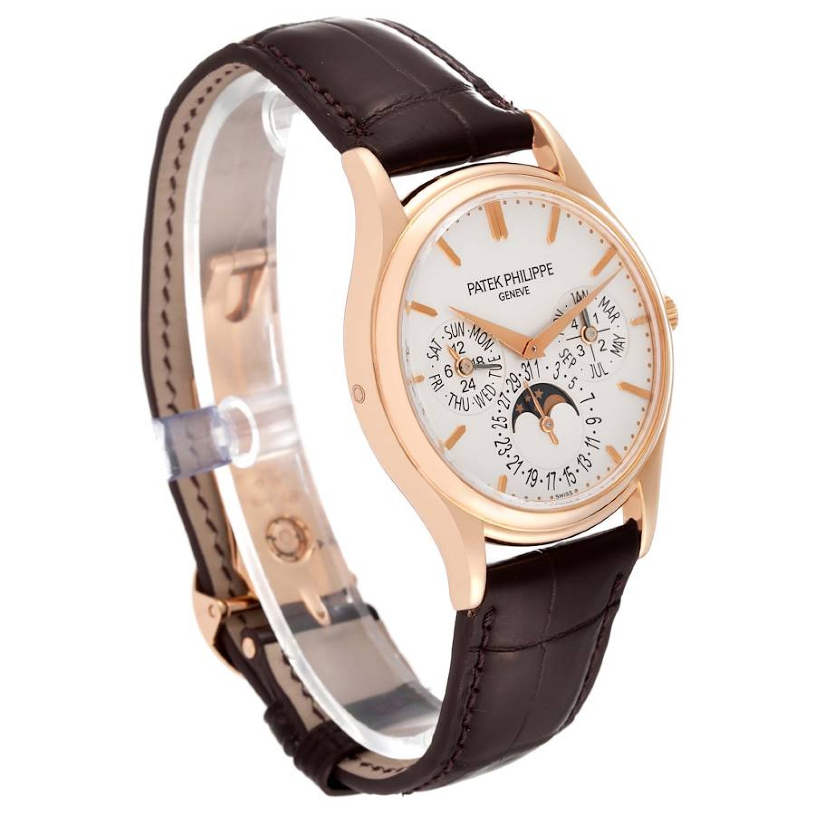 Patek Philippe Complications Perpetual Calendar Rose Gold Mens Watch 5140R