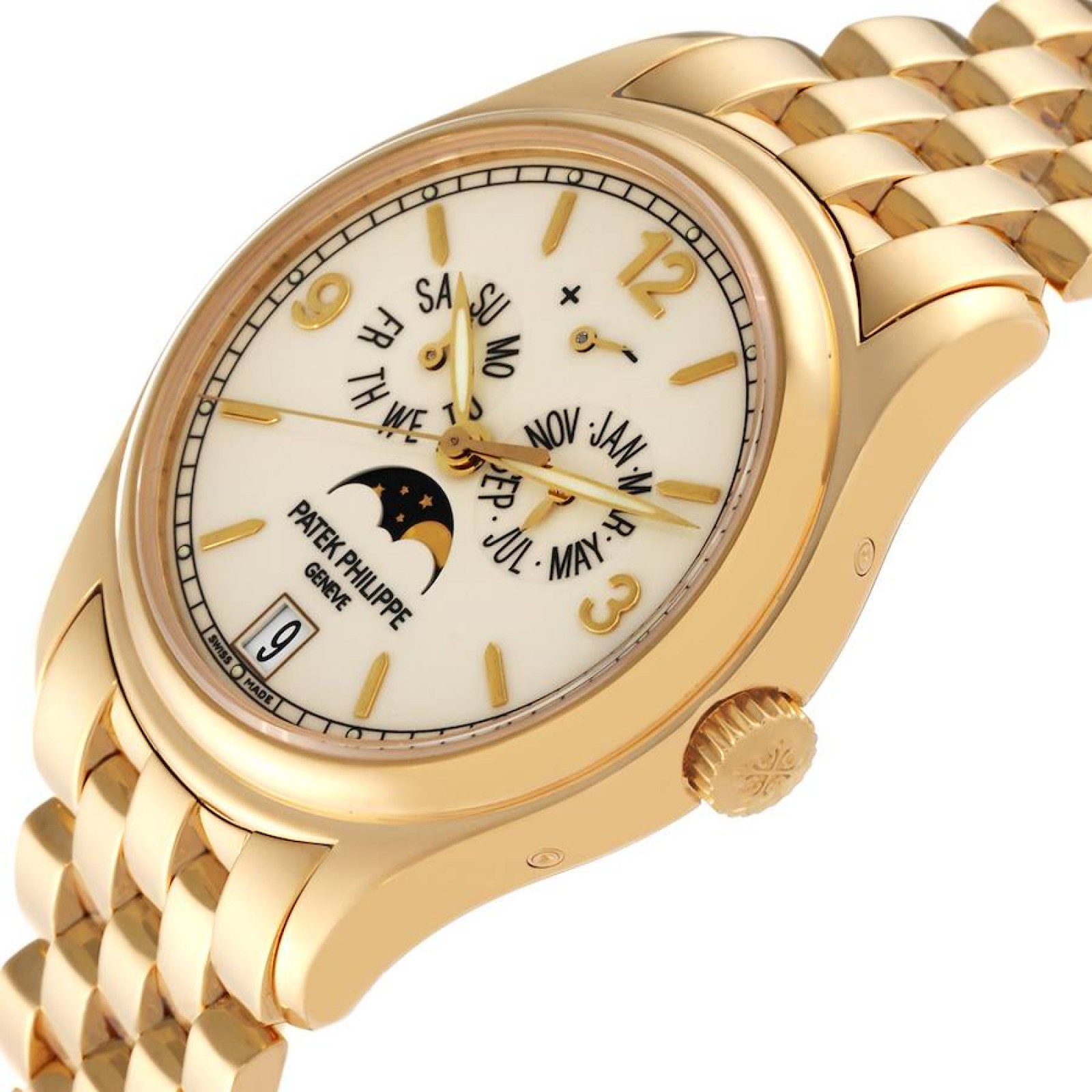 Patek Philippe Complications Annual Calendar Yellow Gold Watch 5146J