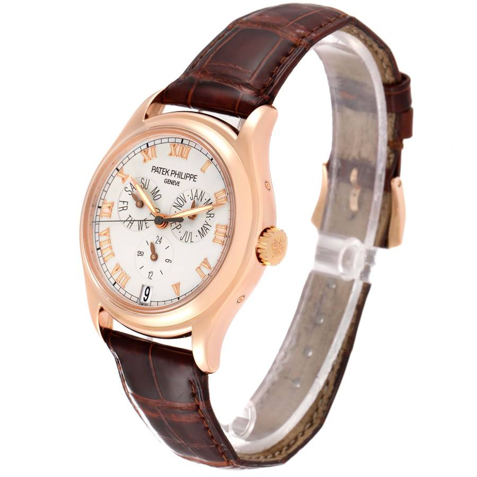 Patek Philippe Complicated Annual Calendar Rose Gold Mens Watch 5035