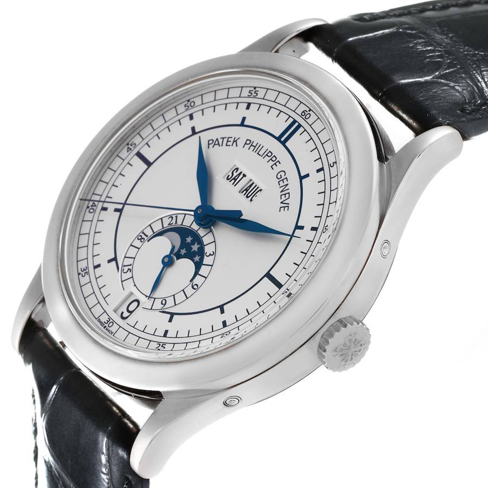 Patek Philippe Complications Annual Calendar White Gold Mens Watch 5396