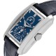 Patek Philippe Gondolo Day Date White Gold Blue Dial Mens Watch 5200 5200G