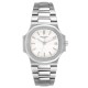 Patek Philippe Nautilus White Dial Automatic Steel Mens Watch 3800