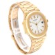 Patek Philippe Nautilus Yellow Gold White Dial Mens Watch 3800