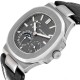 Patek Philippe Nautilus White Gold Moonphase Mens Watch 5712G