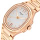 Patek Philippe Nautilus Midsize Rose Gold Diamond Mens Watch 7118