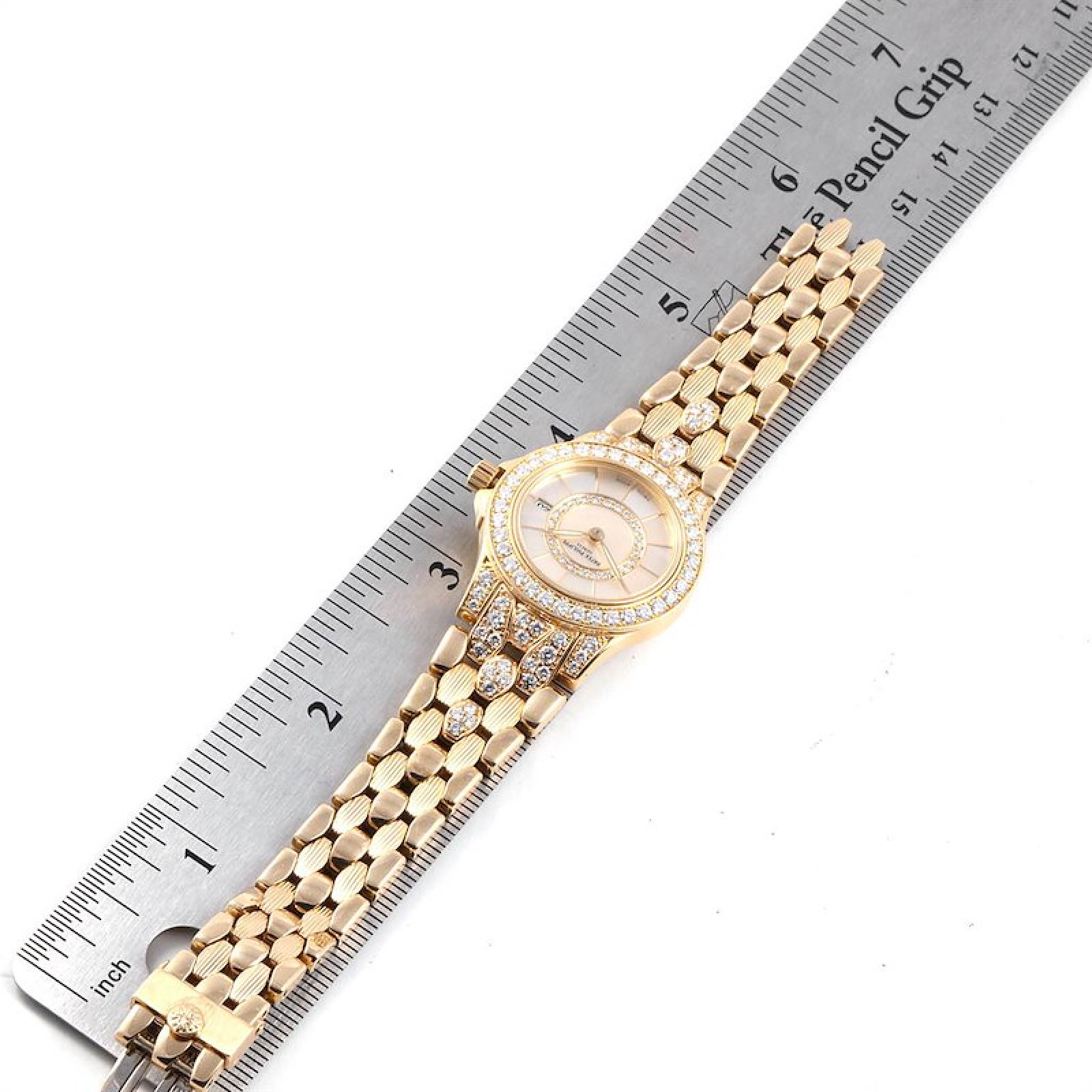 Patek Philippe Neptune Yellow Gold Diamond Ladies Watch 4881-120