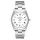 Rolex Air King White Dial Smooth Bezel Steel Mens Watch 14000