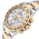 Rolex Daytona Steel Yellow Gold Mother Of Pearl Diamond Mens Watch 116503