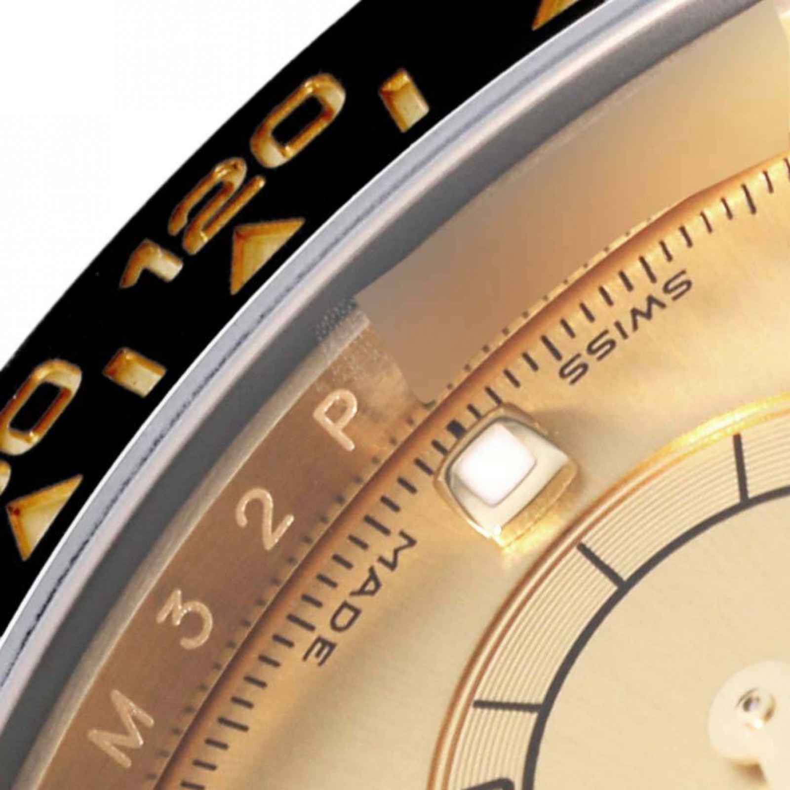 Rolex Daytona Cosmograph Yellow Gold Ceramic Bezel Mens Watch 116518