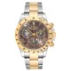 Rolex Daytona Yellow Gold Steel Mother of Pearl Mens Watch 116523