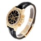 Rolex Daytona Chronograph Black Dial Yellow Gold Mens Watch 16518