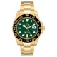 Rolex GMT Master II Yellow Gold Green Dial Mens Watch 116718