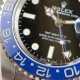 Rolex GMT Master II Batgirl Black Blue Bezel Steel Mens Watch 126710