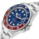 Rolex GMT Master II White Gold Pepsi Bezel Blue Dial Mens Watch 126719