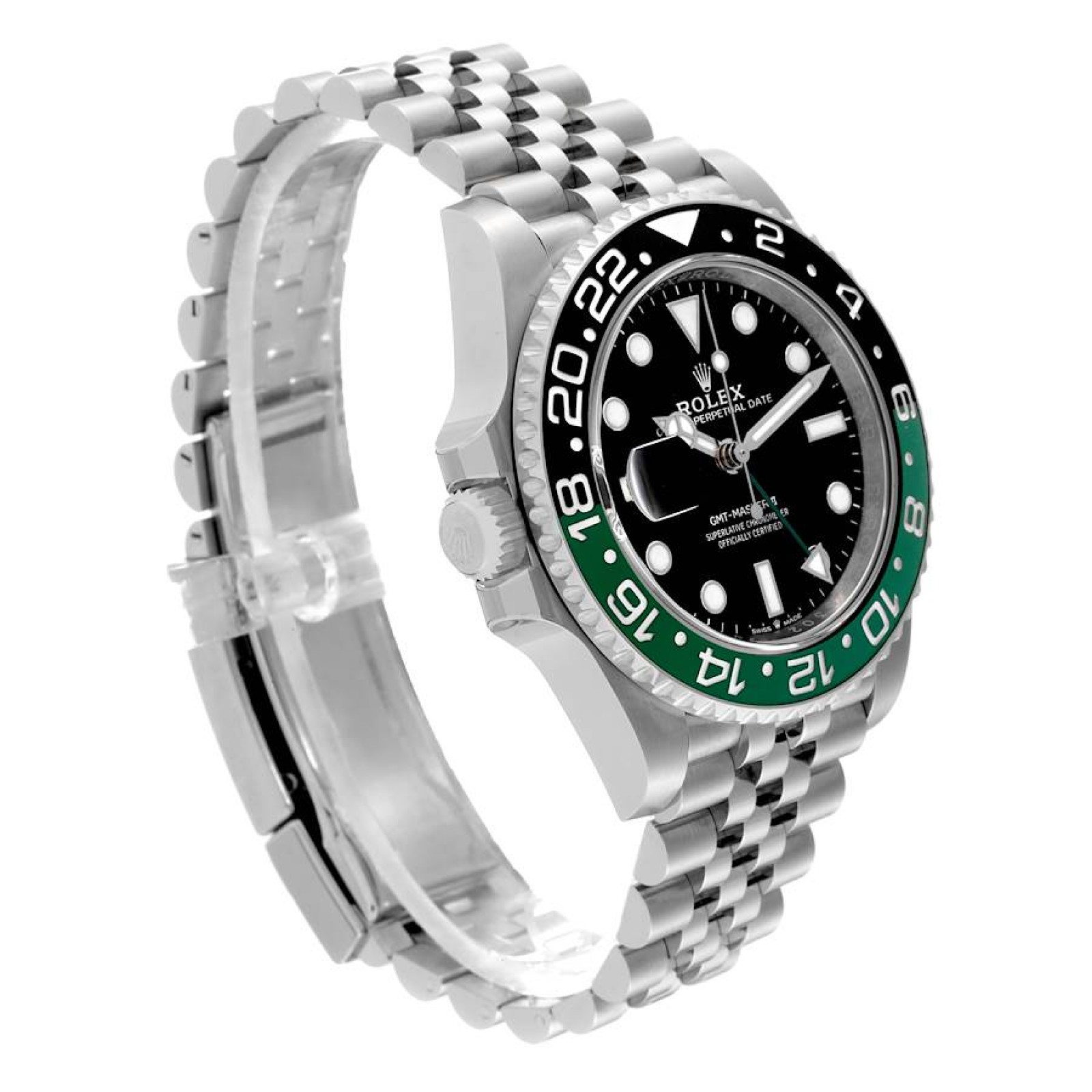 Rolex GMT Master II Sprite Bezel Oyster Steel Mens Watch 126720