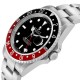 Rolex GMT Master II Black Red Coke Bezel Steel Mens Watch 16710