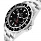 Rolex GMT Master II Black Bezel Dial Steel Mens Watch 16710