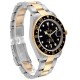 Rolex GMT Master II Steel Yellow Gold Black Dial Mens Watch 16713