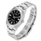 Rolex Oyster Perpetual Black Dial Steel Mens Watch 126000