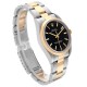 Rolex Oyster Perpetual Steel Yellow Gold Black Dial Mens Watch 14203