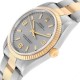 Rolex Oyster Perpetual Silver Dial Steel Yellow Gold Mens Watch 14233