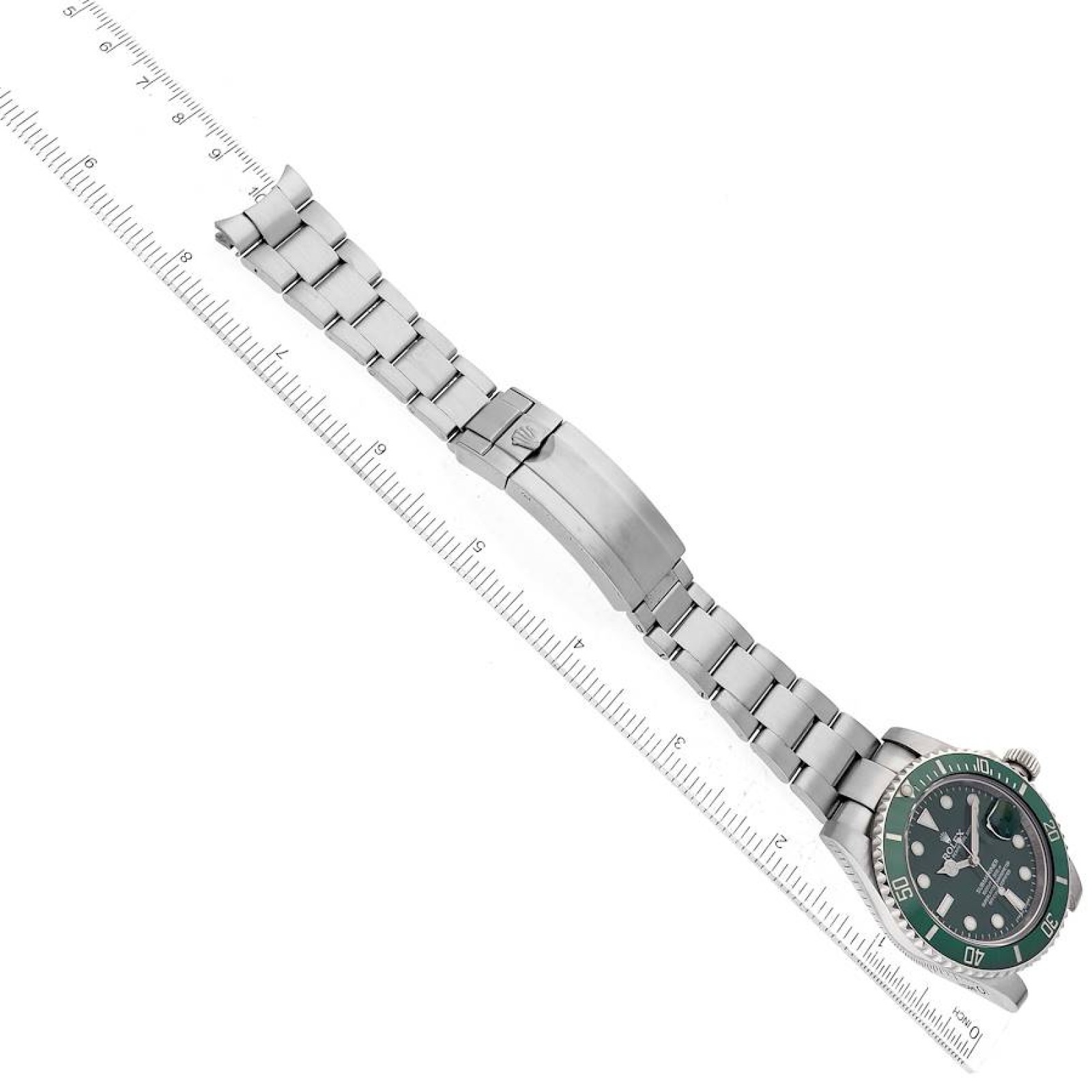 Rolex Submariner Hulk Green Dial Steel Mens Watch 116610LV