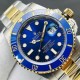 Rolex Submariner Blue Dial Steel Yellow Gold Mens Watch 16613