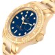 Rolex Yachtmaster 40mm Yellow Gold Blue Dial Mens Watch 16628